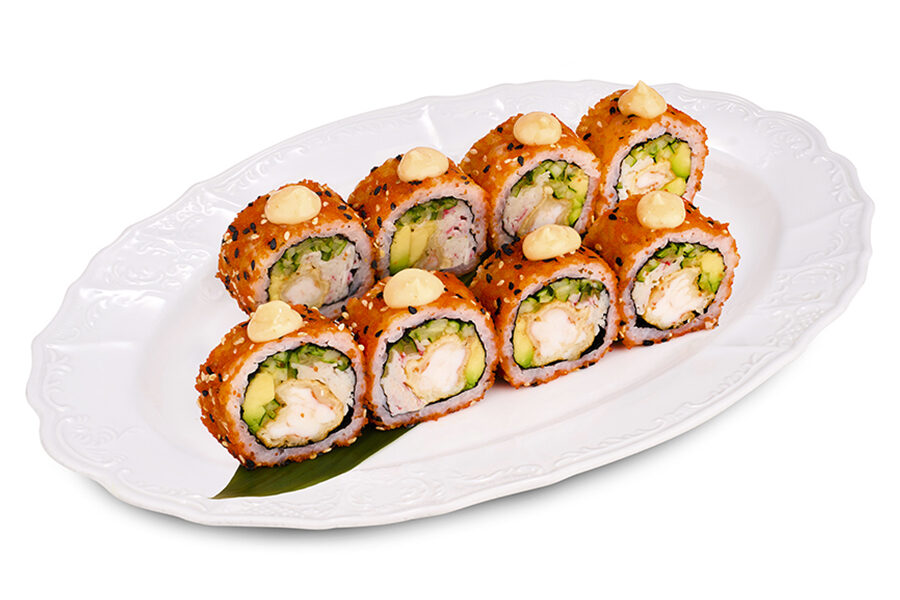 Ролл Калифорния с креветками доставка