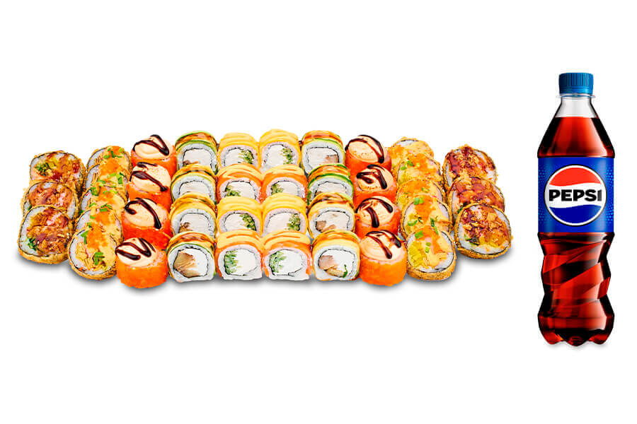 Суши-сет Токио микс + Pepsi 500 мл. доставка