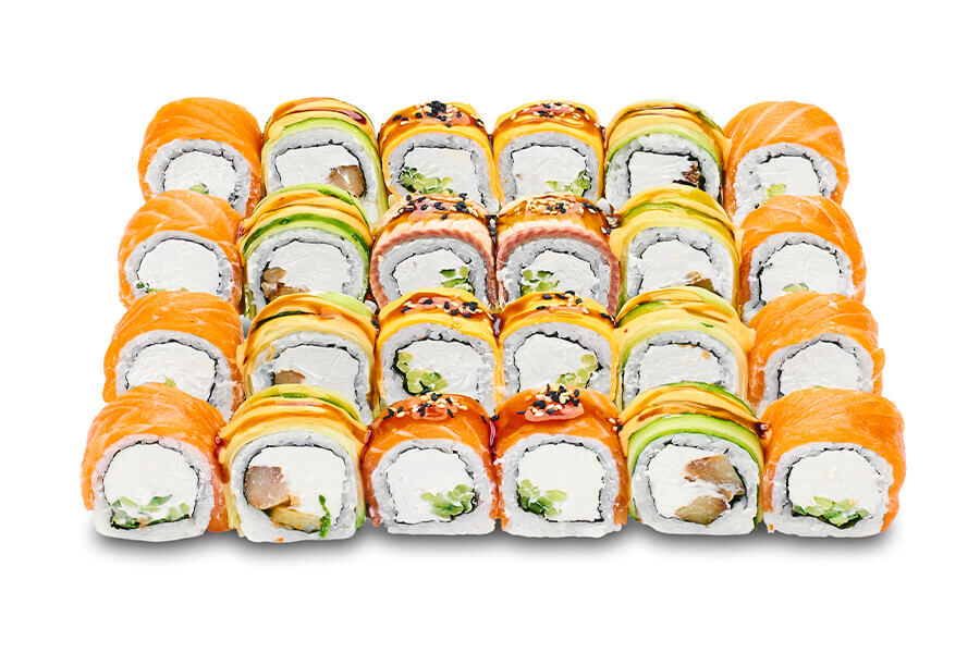 Суши-сет ФИЛАДЕЛЬФИЯ МУД заказать 