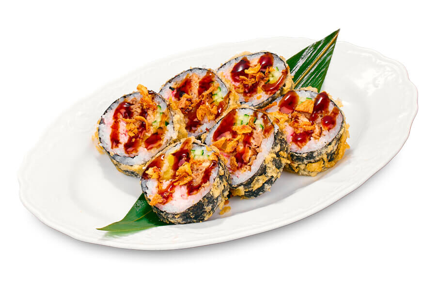 Ролл Темпура лосось & краб заказать 