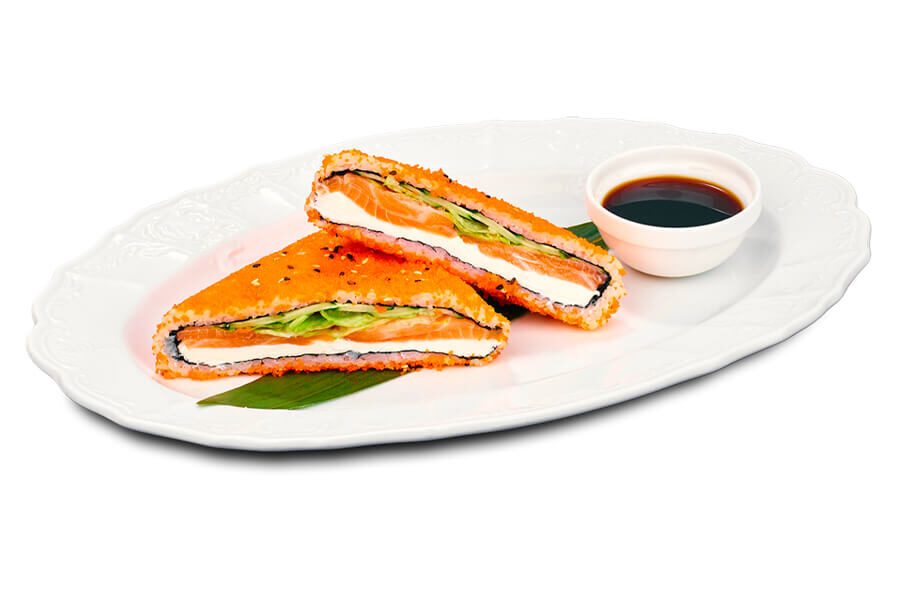 Суши сэндвич с лососем от Roll Club
